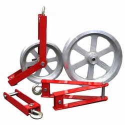 DCD 32000-620F Sheave - Single Hanger 6 Inch  Wide X 20 Inch  Diameter Flat Bottom Sheave
