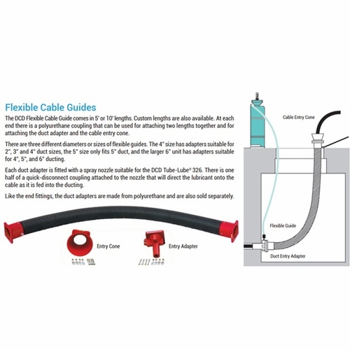 Dcd  32620-550 Duct Entry Adapter 5" Guide X 5" Duct New