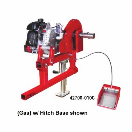 Dcd 42700-010E Fiber Cable Puller, Electric, With Hitch Base