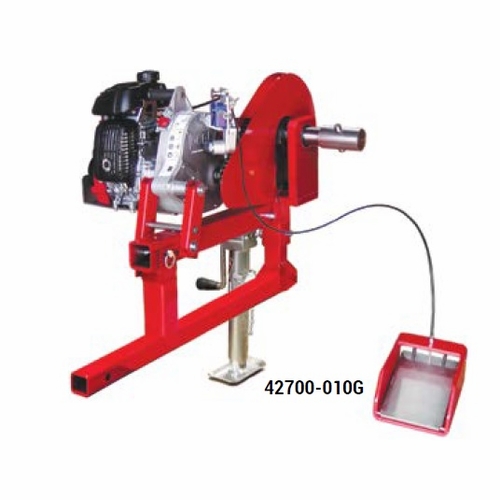 DCD 42700-010G Fiber Cable Puller, Gas with hitch mount base