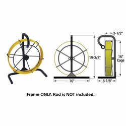 DCD 52300-000 Duct Rodder Frame Replacement 3/16 inch