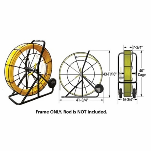 DCD 56300-000 Duct Rodder Frame Replacement 7/16 inch  and 1/2 inch