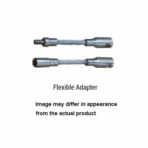 Dcd 57170-020 Flexible Sonde Adapter  Number 12 Unc Female To M10X1.5 Female For 3/16 Inch Rod