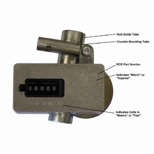 DCD 57181-000 Rod Counter, Metric