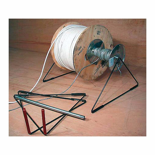DE-COIL-ZIT COLLAPSIBLE WIRE REEL HOLDER