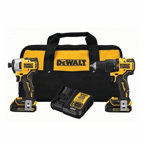 DeWalt DCK279C2  ATOMIC 20V MAX Hammer Drill Driver / Impact Driver Combo Kit