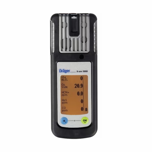 DRAEGER 4543752 X-AM 5000 GAS DETECTOR EX/O2/CO/H2S ( )