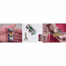 Draka Comteq 10025926 Unishaver Access Tool Kit With 2 Shells & 2 Inserts Orange And Green