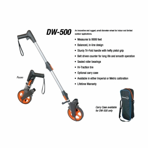 Durawheel Dw-500 6 Inch  Measuring Wheel Up To 9999 Foot