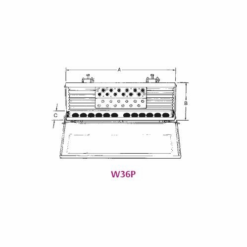 EMERSON/RELIABLE W36P 6PR CARBON PROTECTED F000351 WIRE TERMINAL