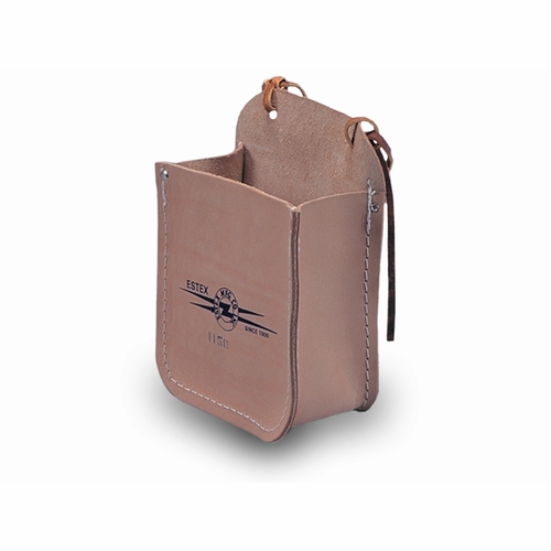 ESTEX 1150 Nut & Bolt Bag, Leather w/Leather Belt Ties 13.5 oz.