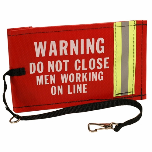 ESTEX 1179-V-3M Holder for Hold Cards w/Reflective Tape 3 oz.