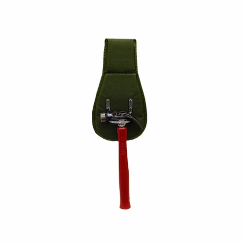 ESTEX 1193 Hammer Holster, Green Woven Nylon, Belt Loop 4 oz.