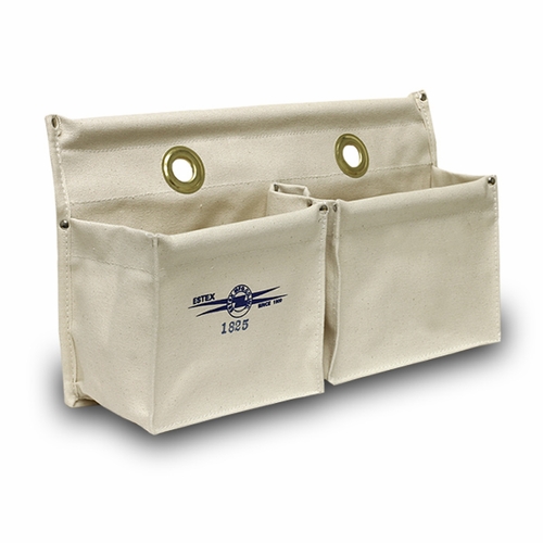 Estex 1825 Aerial Tool Apron, Canvas, 18 Inch L X 4 Inch W X 10 Inch H, 2 Pockets,  2 Lbs. 1 Oz.