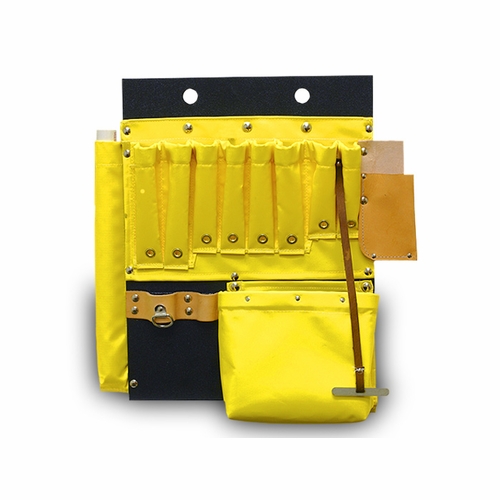 Estex 1829-Bh-1 Aerial Tool Board With Hook Holes, 8 Vinyl Tool Pockets 5 Lbs. 8 Oz.
