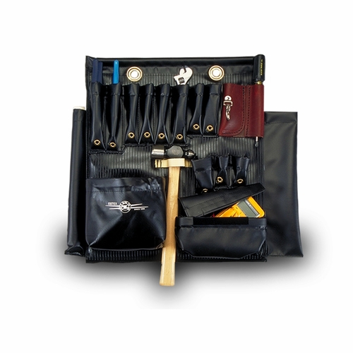 ESTEX 1829-HB-7-MAG Aerial Tool Apron, w/Hard Body Plus Inosil, Magnetic Strip, 24 inch L x 4 inch W