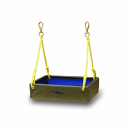 ESTEX 1865-5 Tool Tray, OD Canvas, Reinforced with Hard Body, Hard Btm, Rope Suspension