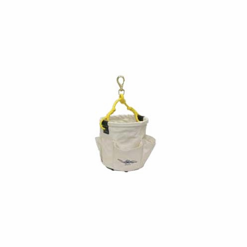 ESTEX 2007 6 POCKETS STRAIGHT WALL BUCKET WITH SNAP 10 inch D X 12 inch H WITH 4 POCKEST OUT- 2 INS