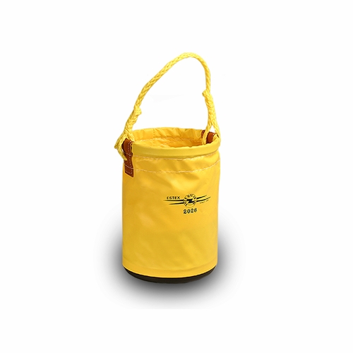 ESTEX 2026 Tool Bucket -8 inch  x 12 inch  Vinyl w/Plastic Bottom 1 lb. 2 oz.