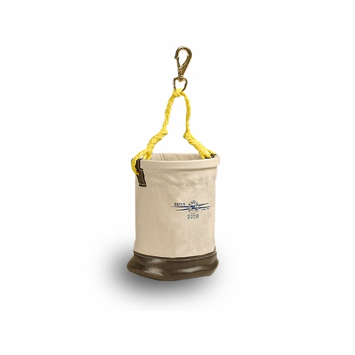 ESTEX 2029 Tool Bucket -8 inch  x 12 inch  Leather Bottom w/Snap 1 lb. 11 oz.