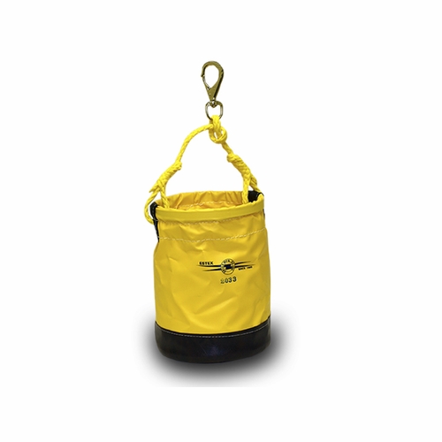 Estex 2033 Tool Bucket -8 Inch  X 12 Inch  Vinyl W/Leather Bottom & Snap 1 Lb. 9 Oz.