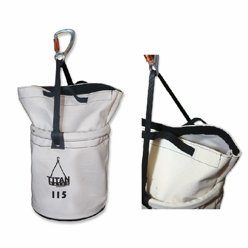 Estex 2075-1215Vc Tool Bucket 12 Inch  X 15 Inch  Canvas, Rtd 115 Lbs. W/Velcro Closure