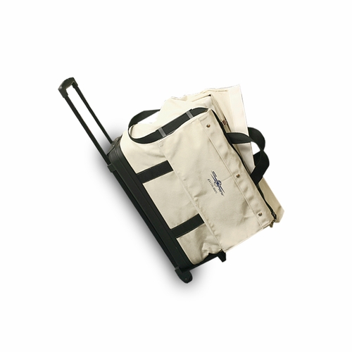 Estex 2117-1Hdl-C Tool Bag, Canvas, Polymer Bottom W/ Wheels 4 Lbs. 14 Oz.