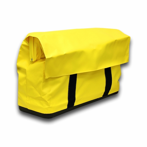 Estex 2117-2190Y Tool Bag,Yellow Vinyl, Polymer Btm. W/Rain Flap 3 Lbs. 6 Oz.