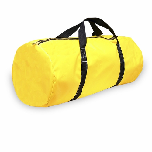 ESTEX 2180-PGE-3 Vinyl Duffle Bag, Brass Zipper Closure, Web Handles, 12 inch  Dia. x 30 inch L 2 lb
