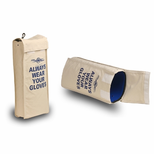 Estex 2226-V Glove Bag, Canvas, Hook And Loop Closure, 20 Inch  X 8 Inch  X 4 Inch