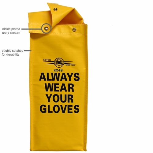 Estex 2248 Glove Bag (Vinyl) 18 Inch  X 8 Inch  X 4 Inch  13 Oz.