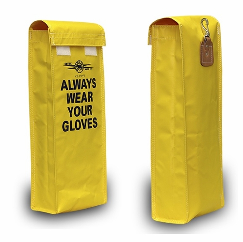 Estex 2249-V Glove Bag, Vinyl, Hook And Loop Closure, 20 Inch  X 8 Inch  X 4 Inch