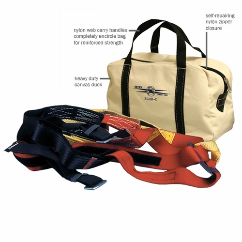 Estex 2608-C Harness Bag -Canvas 1 Lb. 3 Oz.