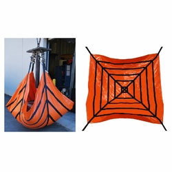 ESTEX 2864-8DTR Rated, Dirt Tarp size 8 x 8 w/ heavy duty webbing reinforcement