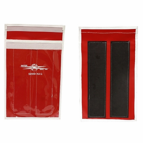 Estex 5295-Mag Substation Card Holder W/Two 3-In Magnetic Strip 12 Oz.