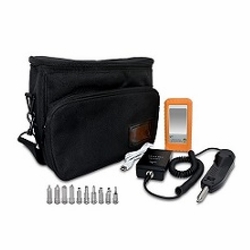 FiberFox FIB-35 Portable video microscope used to examine installed fiber terminations. Includes pro