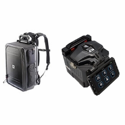 FiberFox Mini 5C-BACKPACK Mini 5C-FT3X,  Pelican Backpack, Simple FiberTool Kit, LC and SC Cleaning