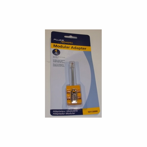 Fluke 10113-000 4 Conductor Standard Modular Adapter (Not Banjo)