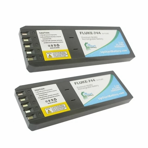FLUKE-744 REPLACEMENT BATTERTY FOR FLUKE DSP4300 DIGITAL CABLE ANALYZER (SET OF 2 BATTERIES)