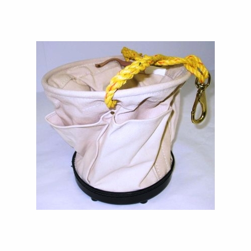 FOSTER B34 HEAVY DUTY CANVAS BUCKET WITH 4 POCKETS