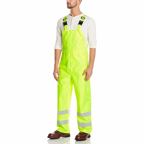 Frank Winne 68254 Overalls Rain Class 3 W/Reflective Strips 210 Denier Nylon/Oxford 4X-Large Per Ea