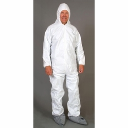 Frank Winne 68301 Coveralls Zipper, W/Hood/Boot/Elastic Wrist/Ankles 4Xl 25/Box Per Box