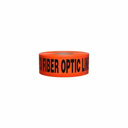 FRANK WINNE 94320 Caution Tape "Buried Fiber Optic Line Below" 3 inches X 6000 Feet Orange.