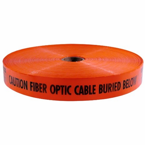 Frank Winne 95558 Caution Tape Custom Print Tds Inches  6 Inches  X 6000 Feet  6 Mil Orange/Black P