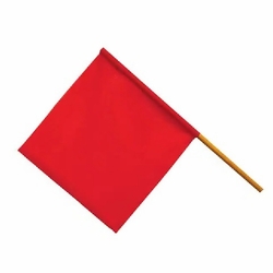 Frank Winne 96145 Warning Flags Fn-180 18 Inches  X 18 Inches  Hi-Viz Fluorescent Red/Orange Per Eac