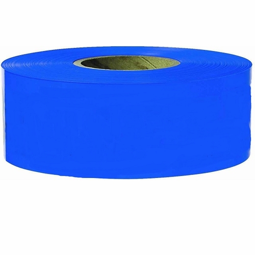 Frank Winne 96167 Barricade Tape 3 Inch  X 1000 Foot Solid Blue 8/Case 4 Mil Per Roll