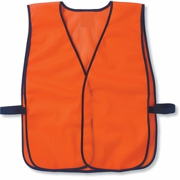 Frank Winne 96467 Vest Safety Mesh Polyester Orange (1 Size Fits All) Per Each