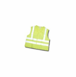 Frank Winne 96750 Vest Lime Green Mesh Class 2 W/ Zipper White/Silver Reflective Stripping Small Per
