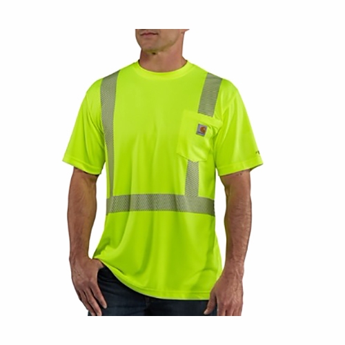 FRANK WINNE 97465 Short Sleeve CL2-T Shirt Lime w/Silver Reflective Large PER Each