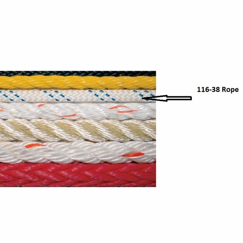 Frenchcreek 116-38 Rope & Equipment Kernmantle Rope 3/8 Inch  Per Foot
